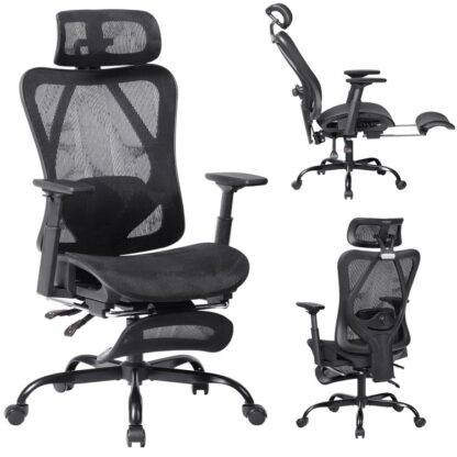 Ergonómikus irodai szék, All-háló számítógépes asztal, Magas otthoni székek, Billenőzár, Asztali szék állítható fejtámlával, A Belügyminisztérium feladatszéke, Tanulmány, Fekete