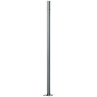 Markisenbox stehen, Schnapp dir die Stange, Keine Wandmontage erforderlich, Nur für einseitige Markise mit Standpost geeignet, Grau