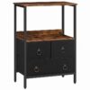 dresser for bedroom, 3 drawer dresser, storage cabinet, sturdy steel frame, storage tower with open shelve, for bedroom, hallway, entryway, closet, easy assembly