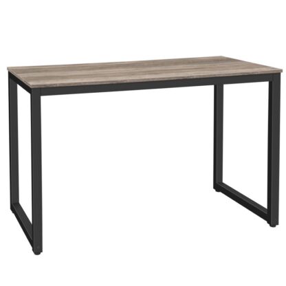 Computerdësch, Heembüro Schreiwen Schreifweis, Industriell einfache Style PC Laptop Studiedësch am Wunnzëmmer, Schlofkummer, Sturdy Metal Frame, einfach Versammlung, gro
