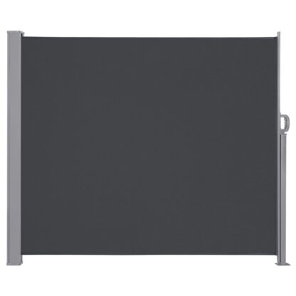 Säit gezeechent, Smoky gro, 200 x 300 cm (H x l), Voll Aluminumitrame, Verlängeren erwuesse, Sonneschutz, Säit blann, Privatsphär Score, Säit Killopies, Balkonen, Paranos,