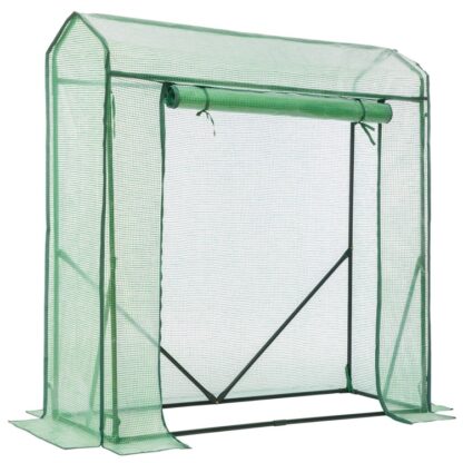 Tomato Greenhouse, Foil Greenhouse, Tomato House, Sturdy, Tomato Greenhouse with Pointed Roof, 150 x 50 x 150 cm, Tomato Tent, Cold Frame for Vegetables, Fruits, Flowers, Garden, Balcony,