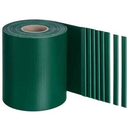 40 m x 19 CM PVC Privacy Screen Film Roll Double Wire Hegn Ekstra tyk havehegn Privatlivsskærm med 25 Klip