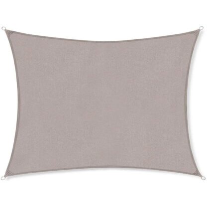 Vela del sol con cuerdas montadas 3 incógnita 5 m Pes rectangular para balcón de jardín, Protección contra la intemperie, Hidrófugo, Protección UV, Resistencia a la lágrima, Exterior,