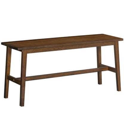39.3'' Bambusová jídelní lavička, Bench kuchyňských stolů na statku, Kuchyně & Nábytek do obývacího pokoje, Snadné sestavení, Robustní a stabilní, Moka