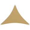 16' x 16' x 16' Sun Shade Sail Triangle, Shade Canopy for Patio, 95% UV Block, Durable D-Rings, Fabric Cloth Screen, Windproof and Air Permeable, Garden, Deck, Sand