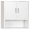 Armadietto dei medicinali, Mobile da bagno a parete, 15 X 7.1 x 16,1 pollici, 3 Compartimenti nascosti, per il bagno, Camera da letto, Cucina, Bianco