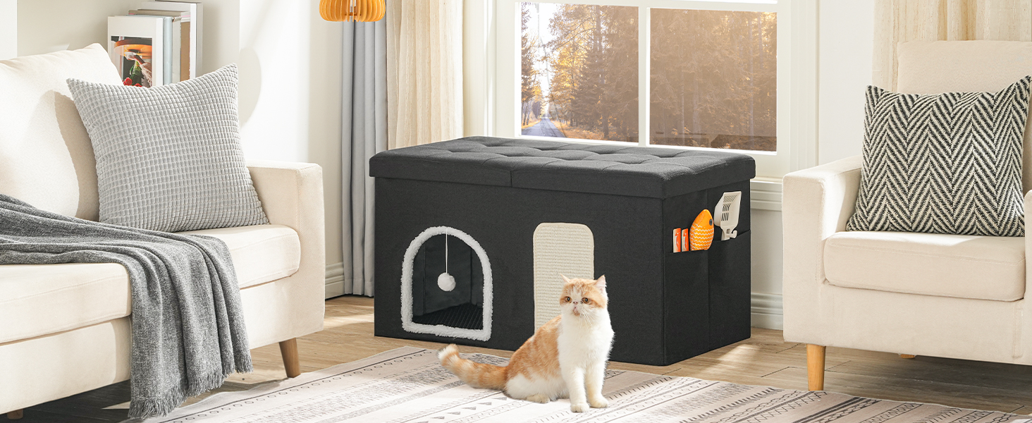 cat litter box enclosure