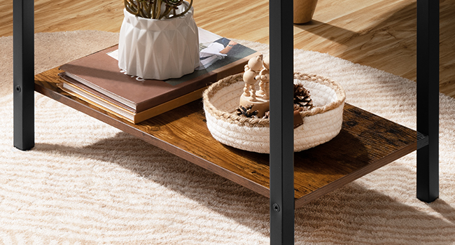 flip top side table
