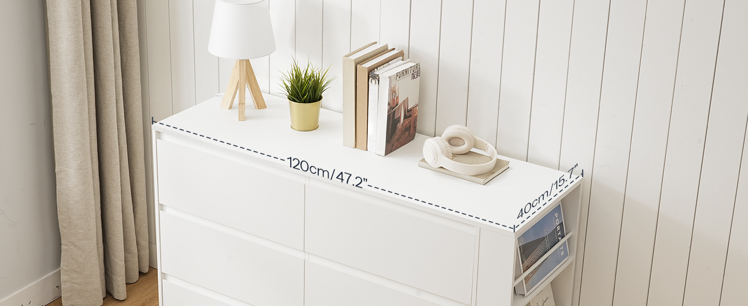 Poitrine de tiroirs pour la chambre