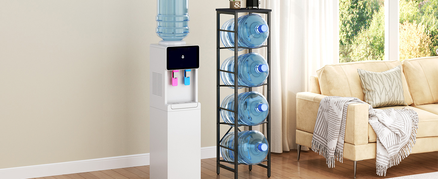 4-Tier Water Bottle Dispenser Stand