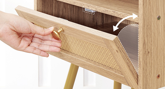 end table with charging station