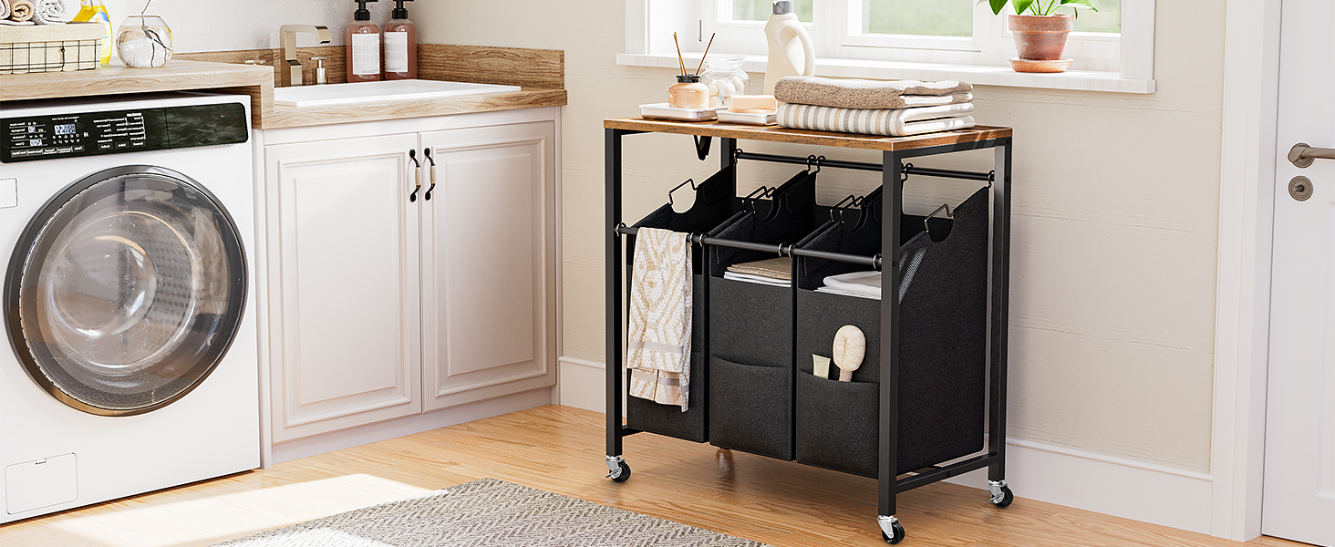 Laundry Hamper Cart