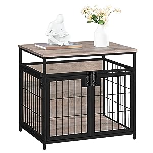 dog crate end table