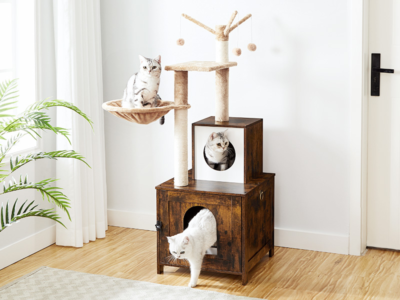 All-in-One-Katzenmöbel für den Innenbereich