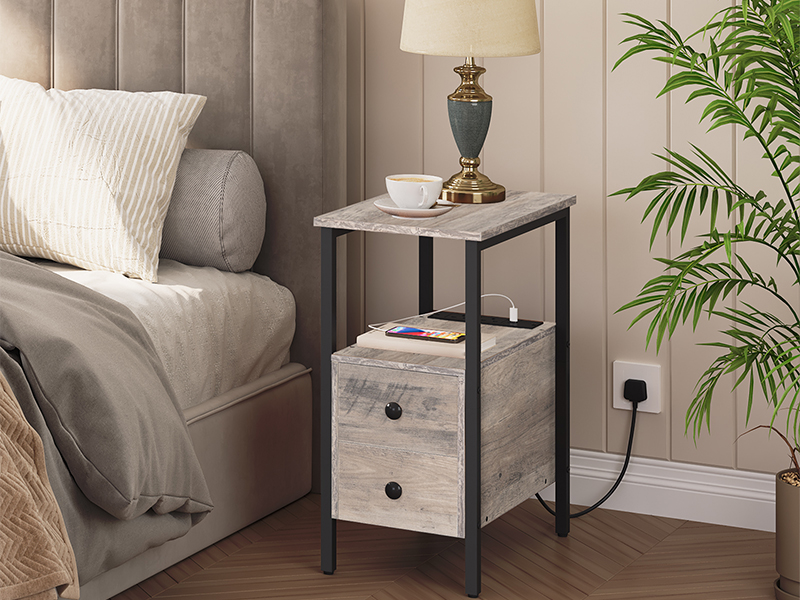 Slim Side Table for Small Spaces