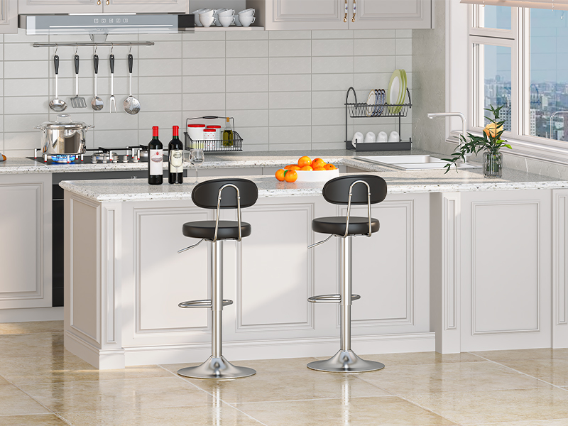 Swivel bar stools