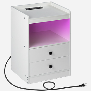 Nightstand with LED Light