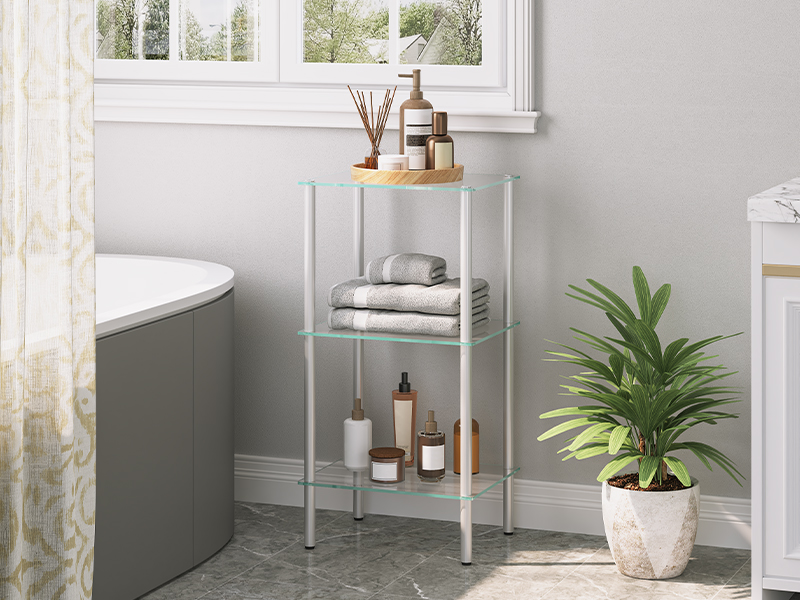 bathroom shelf