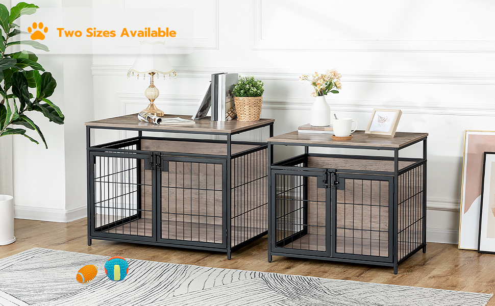 dog crate end table