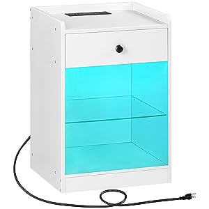 Nightstand with Charging Station