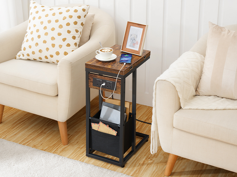 Foldable Sofa Side Table