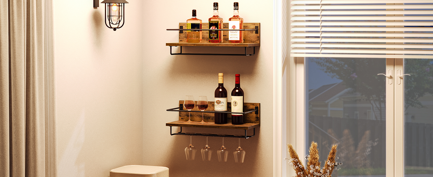 Wall Mounted Wine Rack