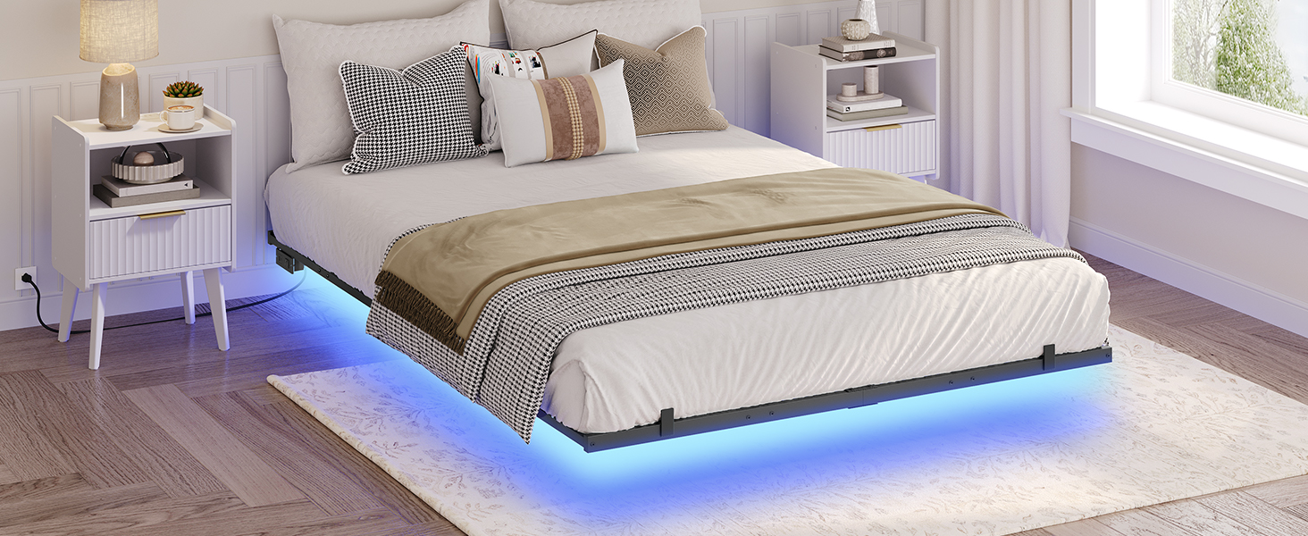 floating bed frame