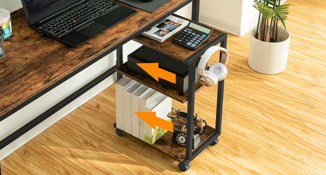 printer stand Durable Rustic Surface