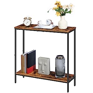 HOOBRO 29.5 and 63 Narrow Console Table, Small Entryway Table, Thin Sofa  Table, Side Table, Display Table, for Hallway, Bedroom, Living Room, Foyer