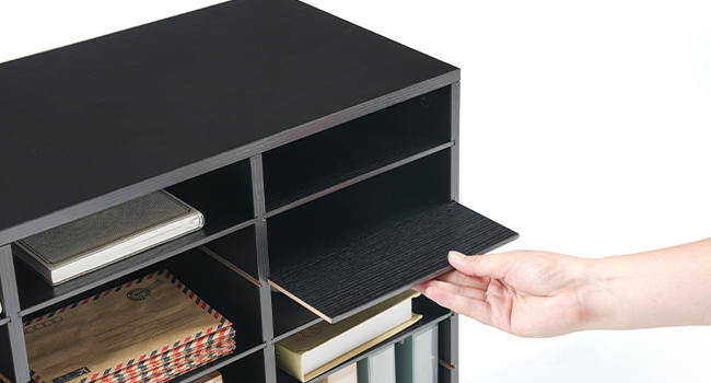 Wooden Literature Organizer