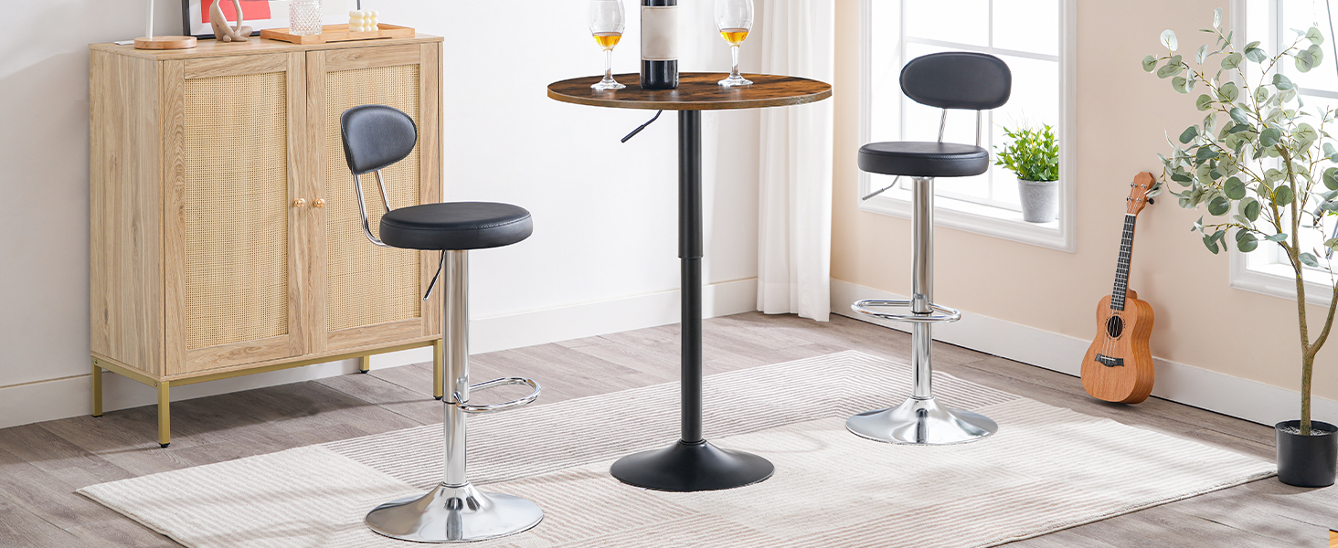 Swivel bar stools