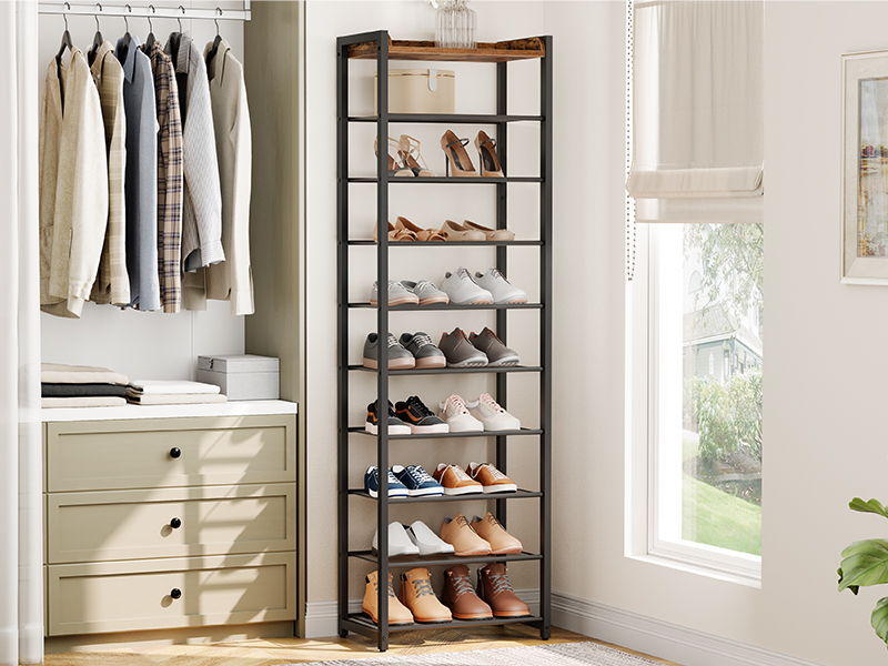 Rustic Shoe Rack, Shoe Storage, Shoe Organizer, Shoe Cabinet, Shoe Rack  Wood 