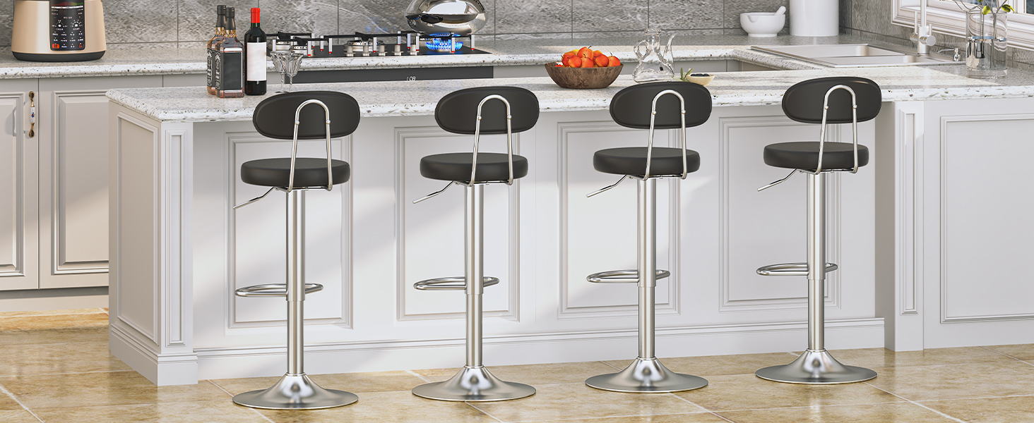 Swivel bar stools