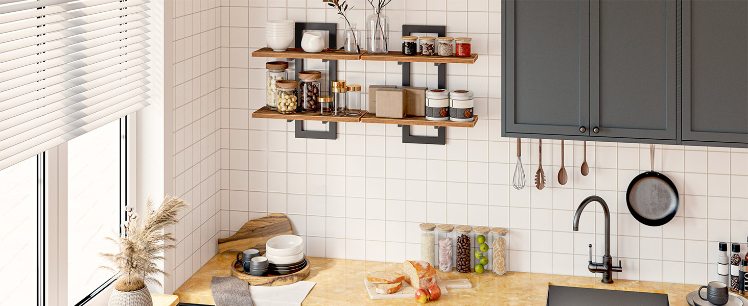 floating shelves