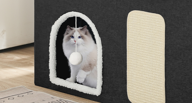 cat litter box enclosure