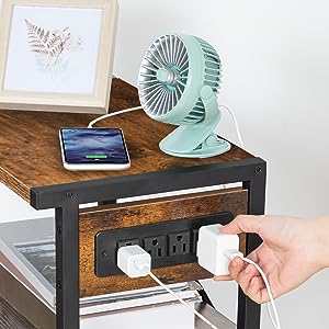 Printer Stand with Charging Station