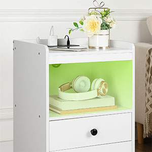 nightstand with led light