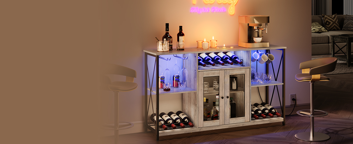 BG13UDJG1 Wine Bar Cabinet