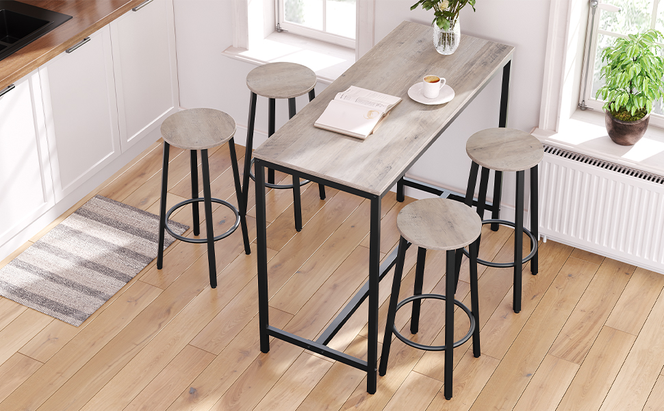 wooden bar stools