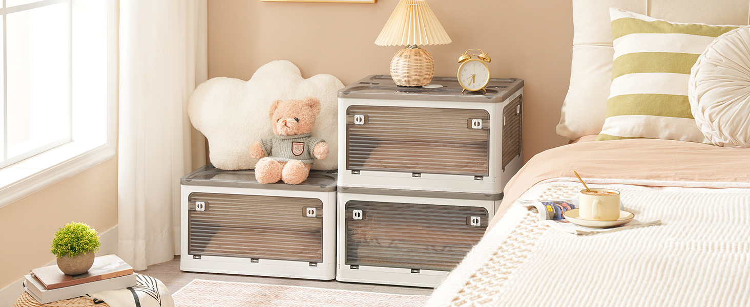 plastic storage bins with lids