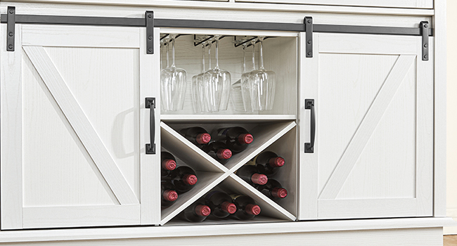 WH72UJG01 Mobile Bar per Enoteca