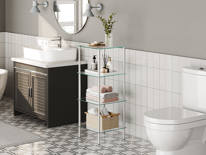 glass shelf