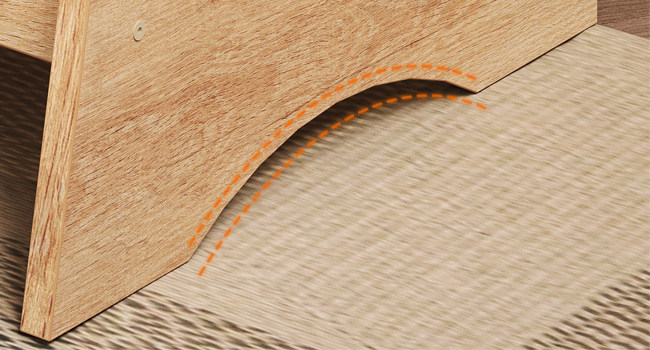 Sgabello per bambini, Sgabello in vaso per bambini in legno